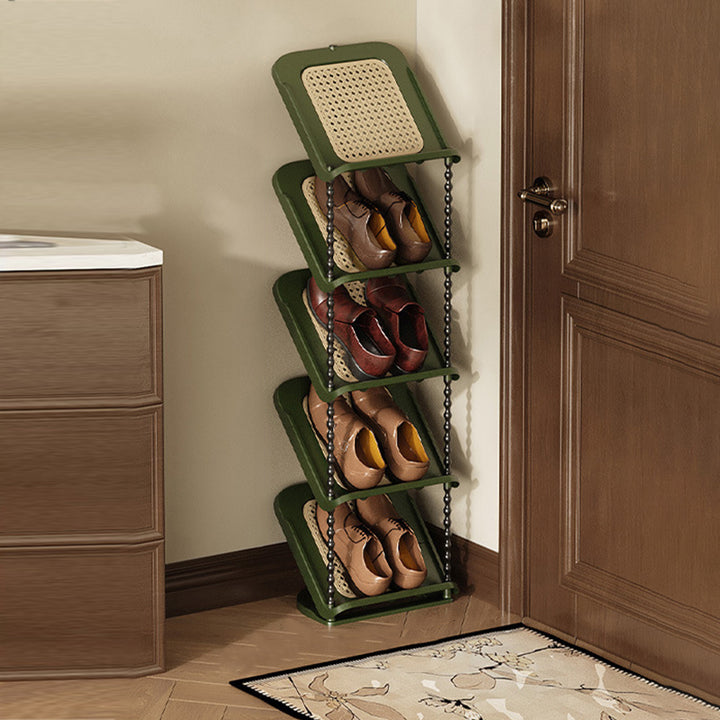 Contemporary Retro PP Rectangular Shoe Storage 2/3/4/5/6/7-Tier &amp; Space-Saving For Entryway