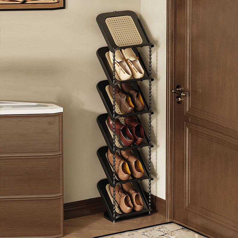 Contemporary Retro PP Rectangular Shoe Storage 2/3/4/5/6/7-Tier &amp; Space-Saving For Entryway