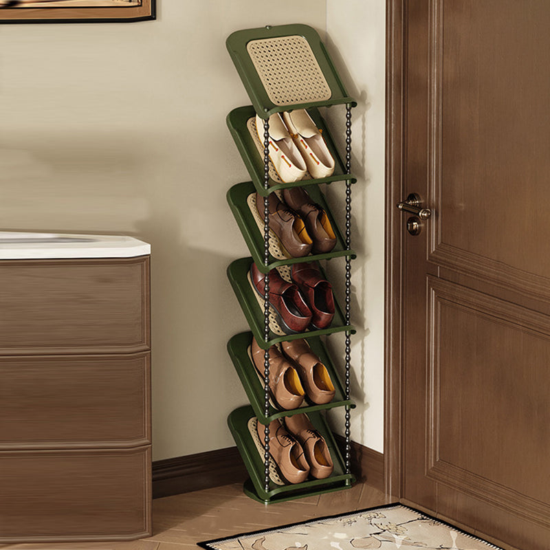Contemporary Retro PP Rectangular Shoe Storage 2/3/4/5/6/7-Tier &amp; Space-Saving For Entryway
