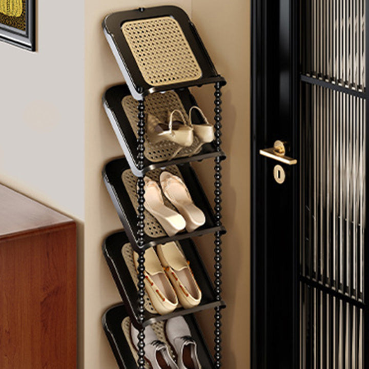 Contemporary Retro PP Rectangular Shoe Storage 2/3/4/5/6/7-Tier &amp; Space-Saving For Entryway