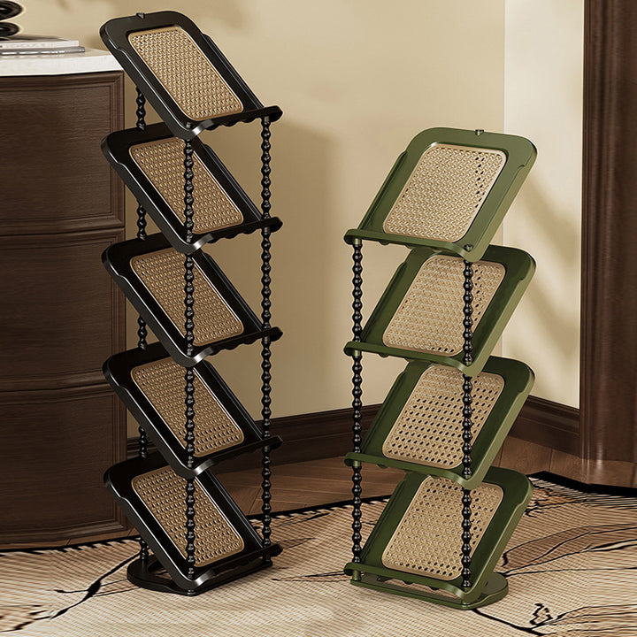 Contemporary Retro PP Rectangular Shoe Storage 2/3/4/5/6/7-Tier &amp; Space-Saving For Entryway