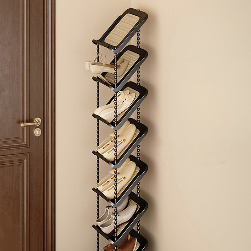 Contemporary Retro PP Rectangular Shoe Storage 2/3/4/5/6/7-Tier &amp; Space-Saving For Entryway