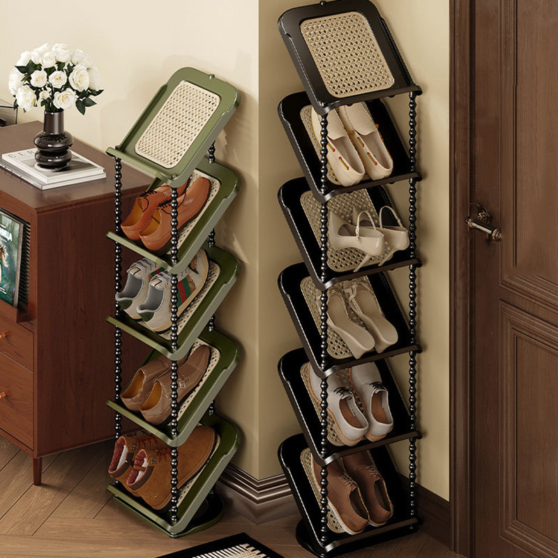 Contemporary Retro PP Rectangular Shoe Storage 2/3/4/5/6/7-Tier &amp; Space-Saving For Entryway
