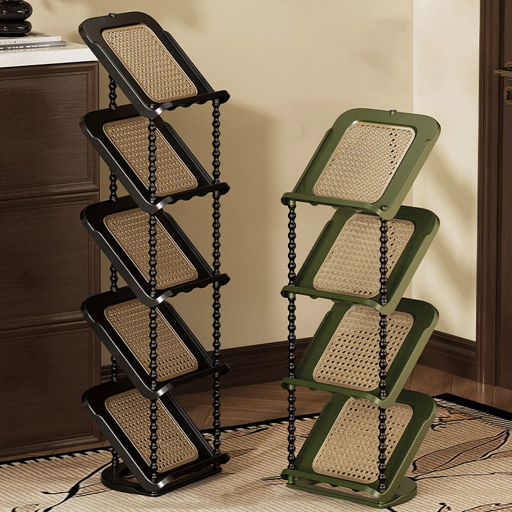 Contemporary Retro PP Rectangular Shoe Storage 2/3/4/5/6/7-Tier &amp; Space-Saving For Entryway