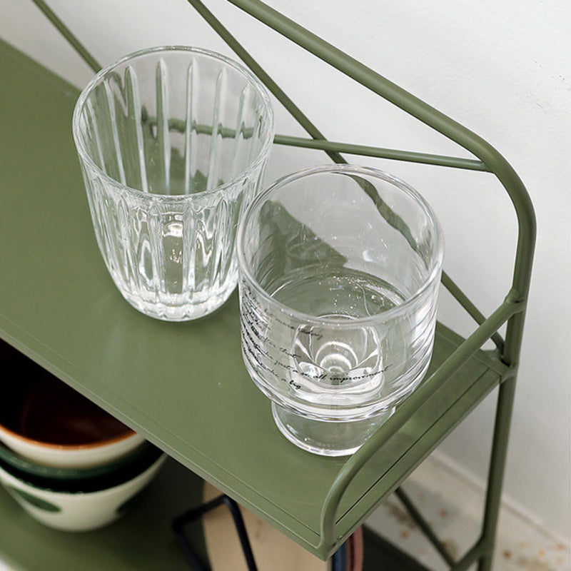 Modern Minimalist Iron Rectangular Desktop Storage Shelf 2-Tier For Living Room &amp; Entryway