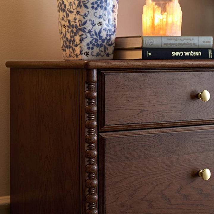 Traditional French Ash Wood Plywood Rectangular Extendable Makeup Vanity 6-Drawer For Bedroom