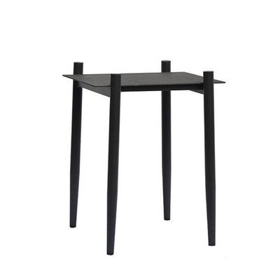 Industrial Style Sturdy Outdoor Coffee Table - 4-Leg Stability Strong Foundation For Balcony & Garden