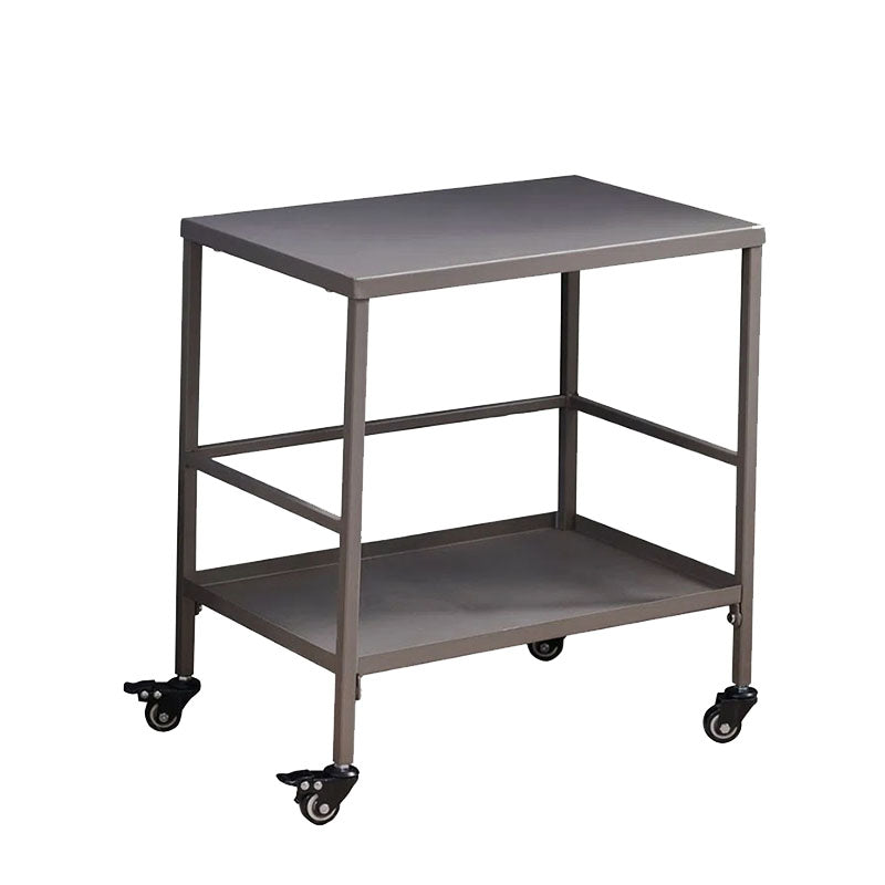 Versatile Outdoor Cart End Table - 2-Tier Movable Storage For Gardens & Outdoor Patios