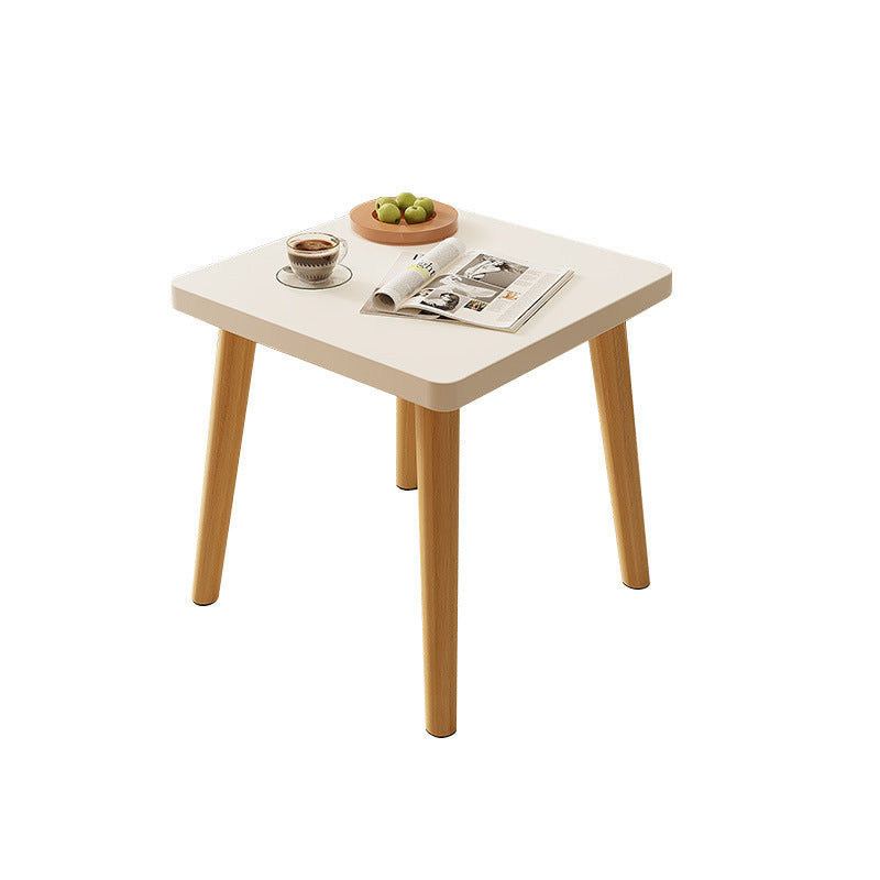 Contemporary Scandinavian Particle Board Square Coffee Table With Thickened Top For Living Room