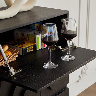 Table de nuit carrée en bois massif rétro contemporain avec 1 tiroir et 1 armoire pour chambre ou salon 