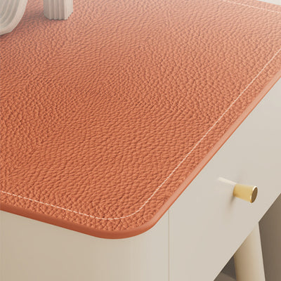 Table de chevet moderne nordique en verre trempé PP fer carré texture cuir avec 1 tiroir pour chambre 