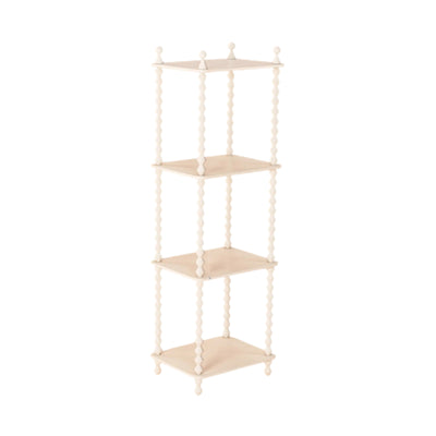 Traditional French Solid Rubberwood Acrylic Rectangular Spiral Column Display Rack 2/3/4/5 Tiers For Living Room Or Bedroom