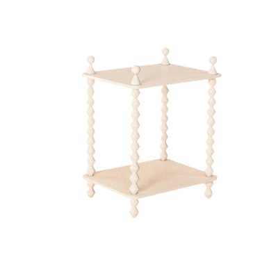 Traditional French Solid Rubberwood Acrylic Rectangular Spiral Column Display Rack 2/3/4/5 Tiers For Living Room Or Bedroom