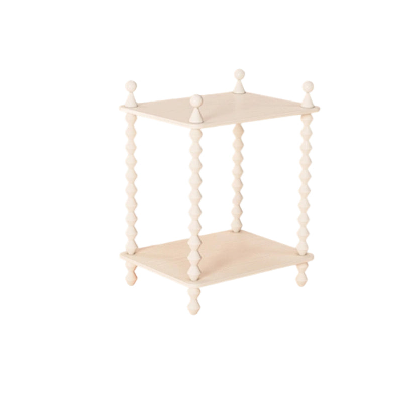 Traditional French Solid Rubberwood Acrylic Rectangular Spiral Column Display Rack 2/3/4/5 Tiers For Living Room Or Bedroom