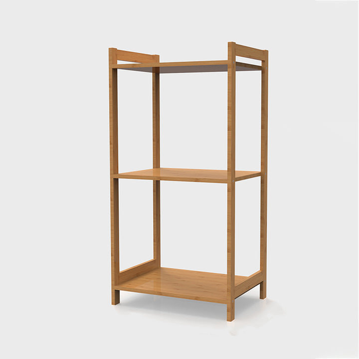 Premium Bamboo 3/4/5-Tier Storage Shelf - Extra Wide &amp; Tall Design For Living Room&amp;Kitchen