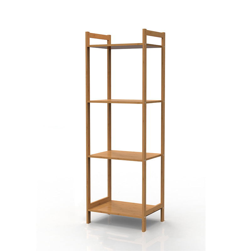Premium Bamboo 3/4/5-Tier Storage Shelf - Extra Wide &amp; Tall Design For Living Room&amp;Kitchen