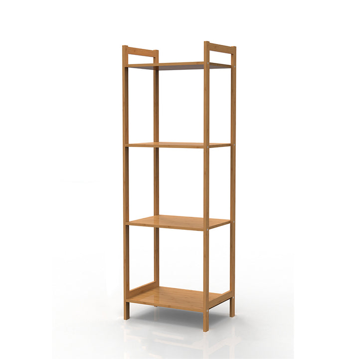 Premium Bamboo 3/4/5-Tier Storage Shelf - Extra Wide &amp; Tall Design For Living Room&amp;Kitchen