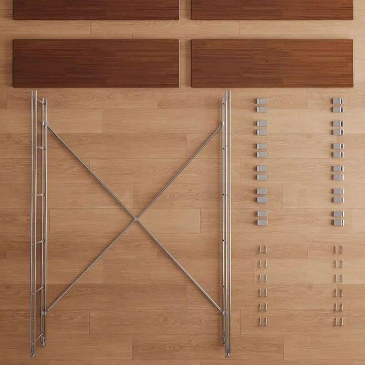 Industrial Rectangular 5/6/7/8/9/10/11-Tier Shoe Storage Rack - With Removable Particleboard Shelves For Entryway