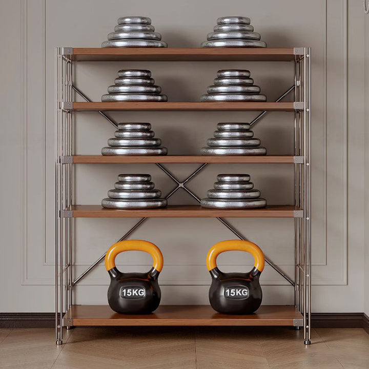 Industrial Rectangular 5/6/7/8/9/10/11-Tier Shoe Storage Rack - With Removable Particleboard Shelves For Entryway