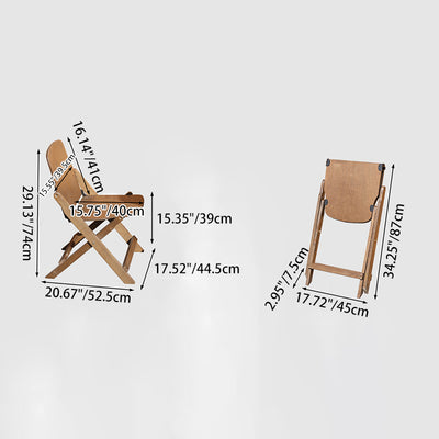 Contemporary Retro Solid Wood & Iron Round Square Coffee Table And Chair Set For Balcony & Living Room
