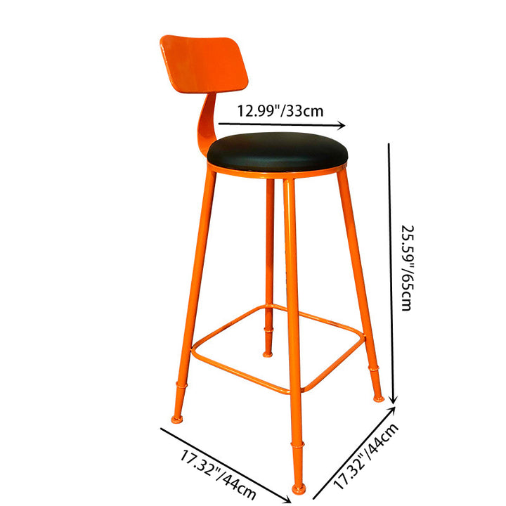 Table et ensemble de tabourets contemporains en forme de tambour industriel avec rangement et 2/4 sièges pour salon et cuisine 
