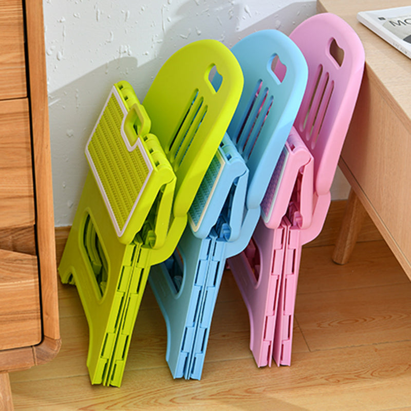 Table et ensemble de chaises pour enfants rectangulaires creux PP minimaliste moderne avec design pliable pour salle à manger ou salon 