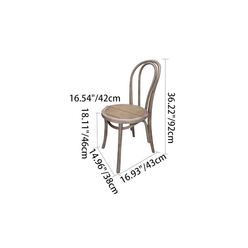 Ensemble de table à manger et chaises rectangulaires en bois massif vintage traditionnel pour 4/6 places 