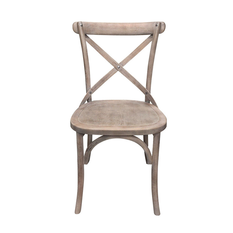 Ensemble de table à manger et chaises rectangulaires en bois massif vintage traditionnel pour 4/6 places 