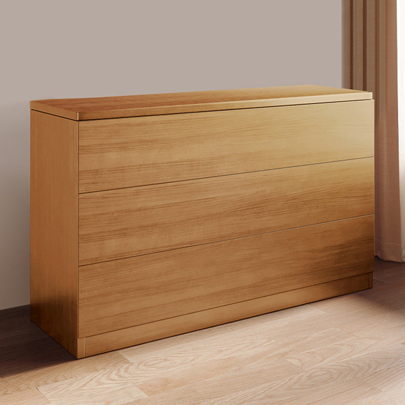 Traditional Japanese Rectangular Medium Density Fiberboard Glass Side Table 1-Cabinet For Living Room