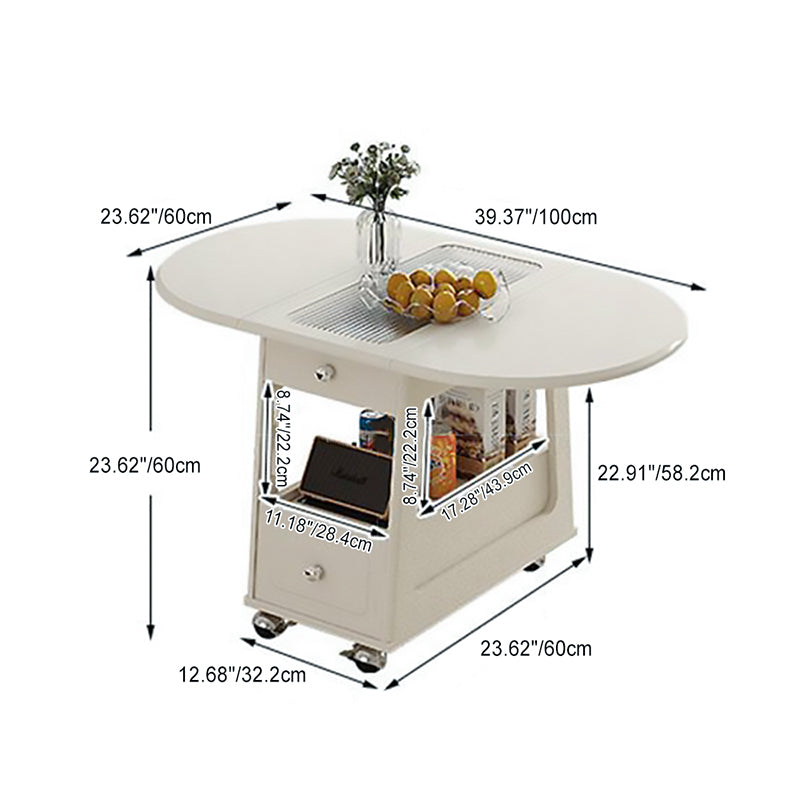 Moderner minimalistischer klappbarer rechteckiger Couchtisch aus Sperrholz und Glas, abnehmbar, 2-stöckig, für das Wohnzimmer 