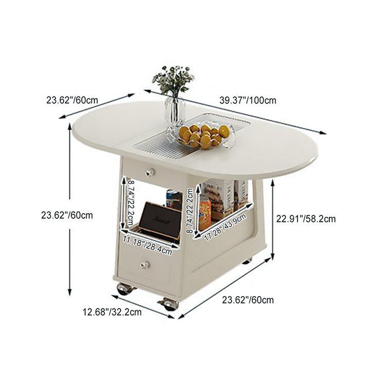 Moderner minimalistischer klappbarer rechteckiger Couchtisch aus Sperrholz und Glas, abnehmbar, 2-stöckig, für das Wohnzimmer 