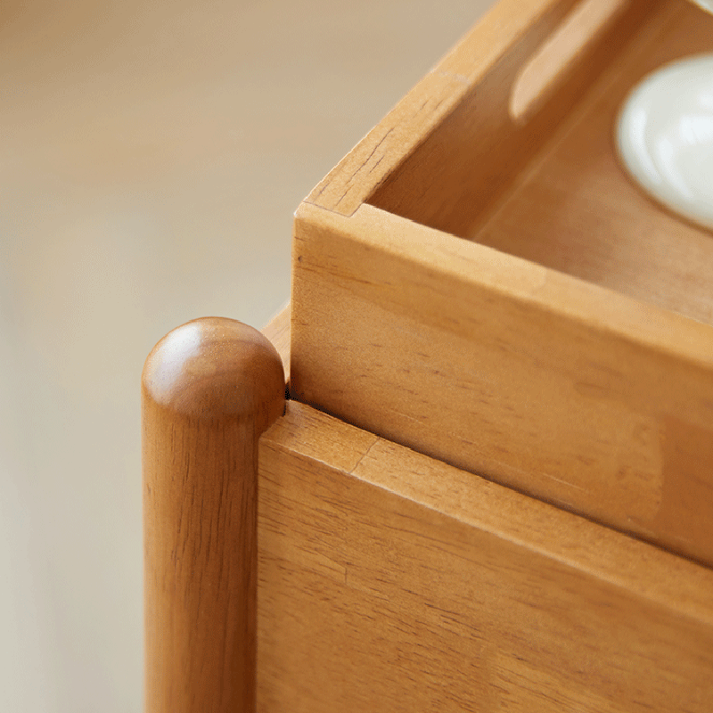 Mesa de centro moderna minimalista con marco de madera maciza removible rectangular y superficie de vidrio de 2 niveles y 1 bandeja para sala de estar 
