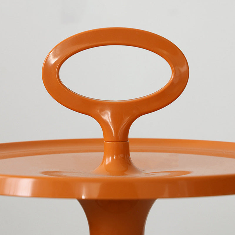 Contemporary Creative Round Wine Glass Holder ABS Side Table For Living Room