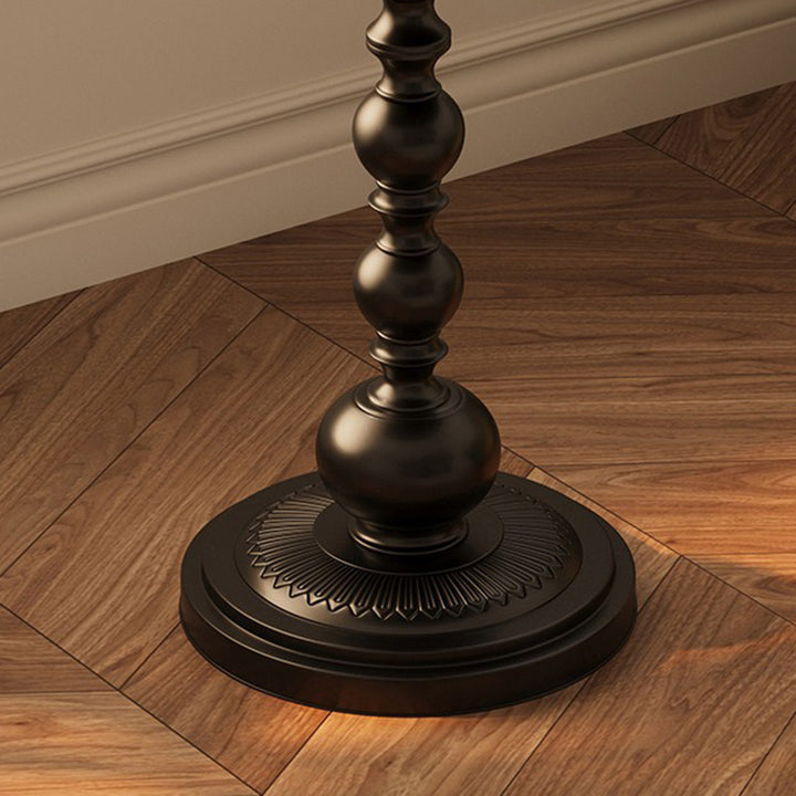 Table basse en fer avec base ronde traditionnelle française pour salon 