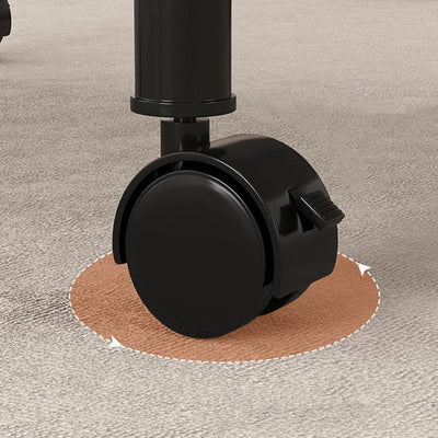 Table d'appoint moderne minimaliste amovible à panneau rond en faux tube en acier à 2 niveaux pour salon 