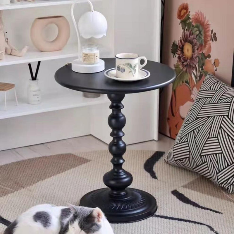 Traditional Vintage Round Beads Base Iron Stainless Steel Coffee Table For Living Room