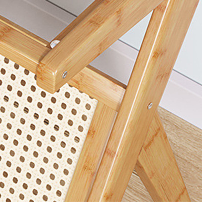 Mesa auxiliar de cristal con forma de L rectangular moderna y minimalista de plástico, ratán y nan bambú para sala de estar 