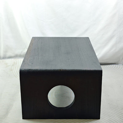 Traditional Chinese Zen Rectangular Solid Wood Coffee Table For Living Room