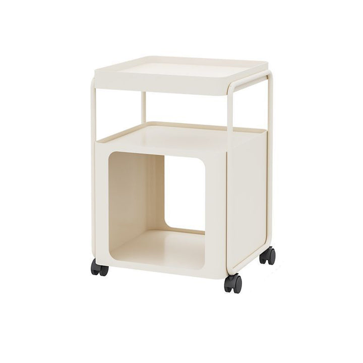 Contemporary Creative Removable Rectangular Iron End Table 3-Tier For Living Room