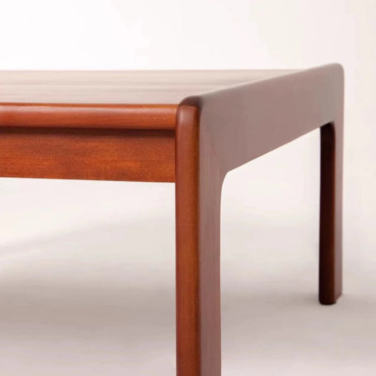 Table basse carrée en bois massif traditionnel chinois pour salon 