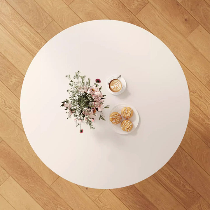 Modern Minimalist Foldable Simple Round Square X-Shape Base Density Plate Iron Pipe Dining Table For 2-6 Seats