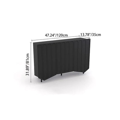 Contemporary Nordic Cream Rectangular Artificial Panel Shoe Storage 2/3 Cabinet For Entryways