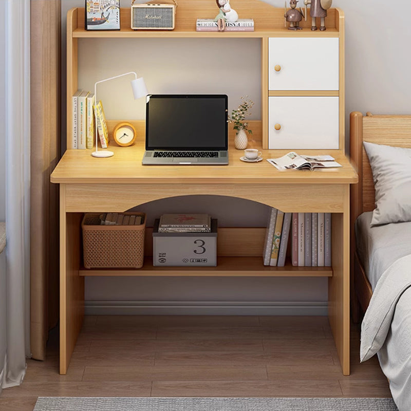 Modern Minimalist Rectangular Medium-Density Fiberboard Makeup Vanity 2 Cabinets For Bedroom