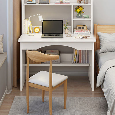 Modern Minimalist Rectangular Medium-Density Fiberboard Makeup Vanity 2 Cabinets For Bedroom