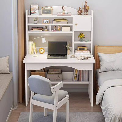 Modern Minimalist Rectangular Medium-Density Fiberboard Makeup Vanity 2 Cabinets For Bedroom