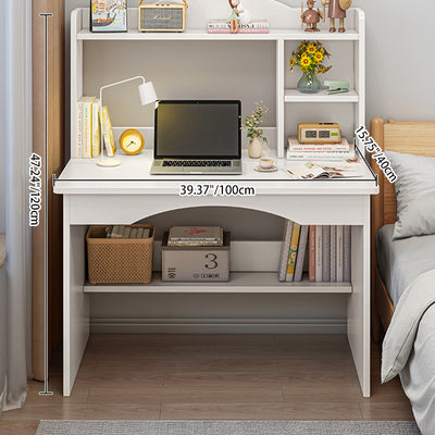 Modern Minimalist Rectangular Medium-Density Fiberboard Makeup Vanity 2 Cabinets For Bedroom