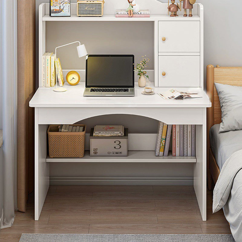 Modern Minimalist Rectangular Medium-Density Fiberboard Makeup Vanity 2 Cabinets For Bedroom