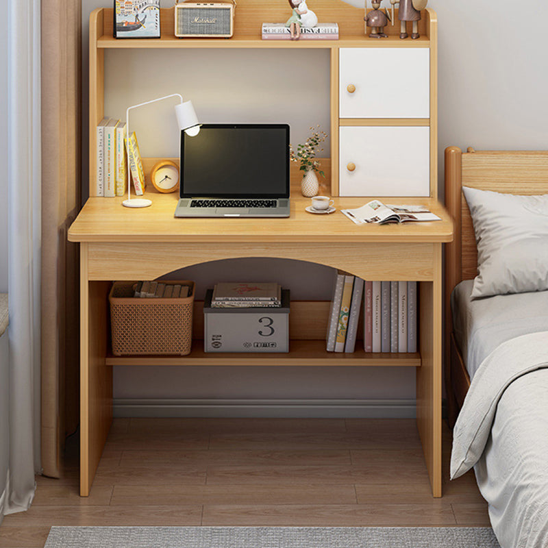 Modern Minimalist Rectangular Medium-Density Fiberboard Makeup Vanity 2 Cabinets For Bedroom