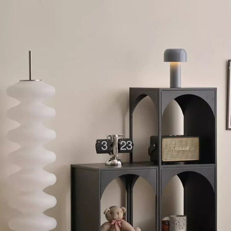 Estanterías Abiertas Modernas Minimalistas de Cubo de Acero al Carbono de 2/3 Niveles con 4 Patas para Oficina en Casa 