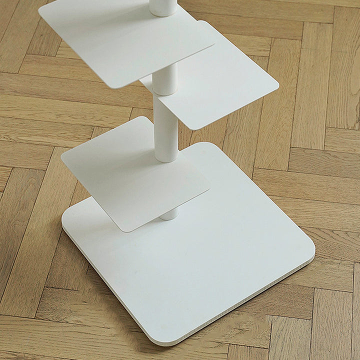 Estanterías de Hierro Modernas Minimalistas con Diseño Giratorio para Oficina en Casa 